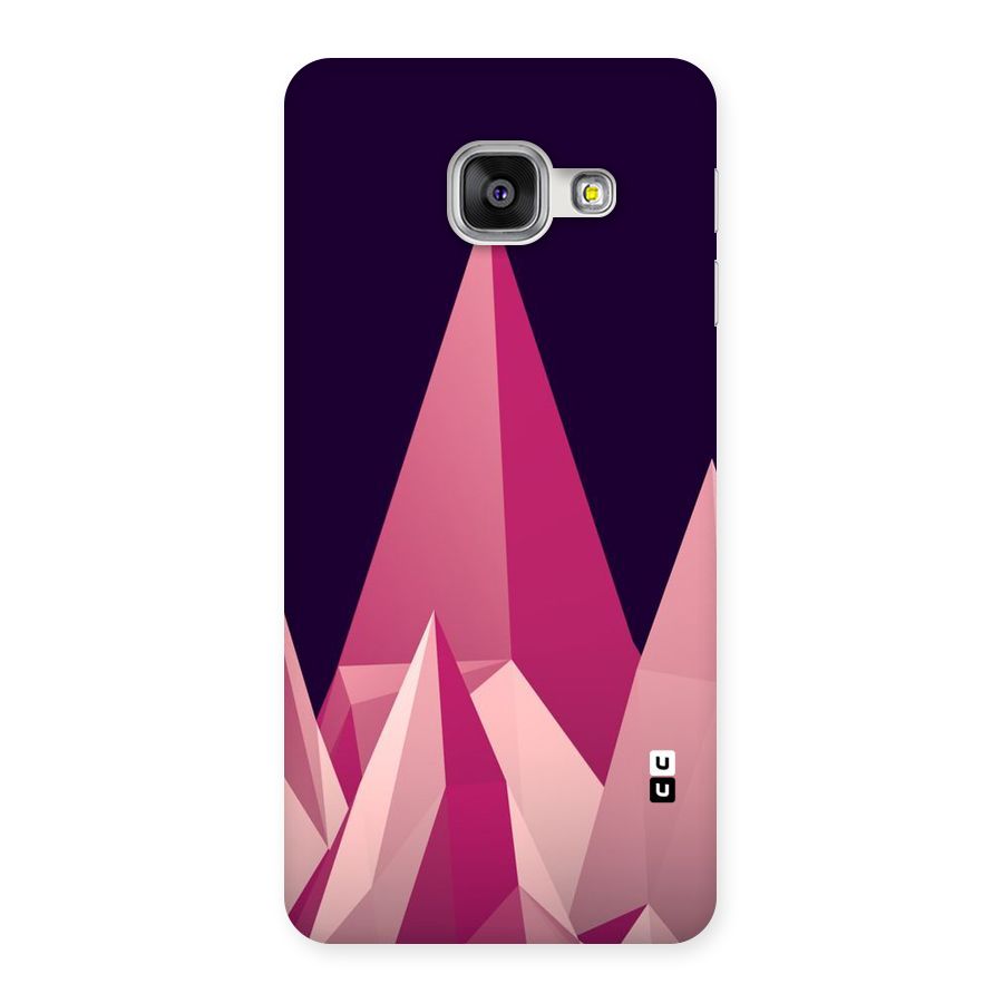 Pink Sharp Back Case for Galaxy A3 2016