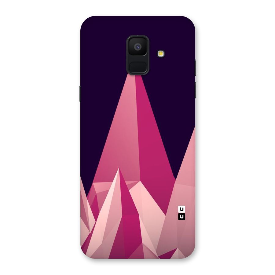 Pink Sharp Back Case for Galaxy A6 (2018)