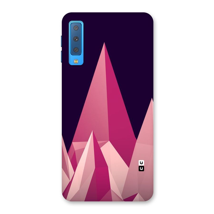Pink Sharp Back Case for Galaxy A7 (2018)