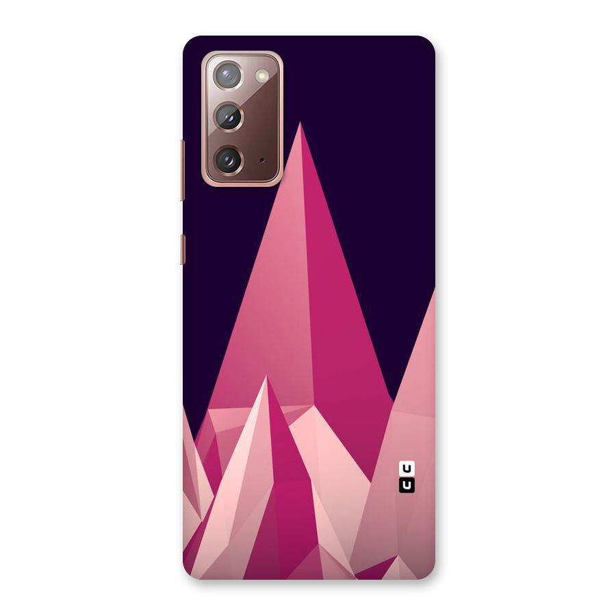 Pink Sharp Back Case for Galaxy Note 20