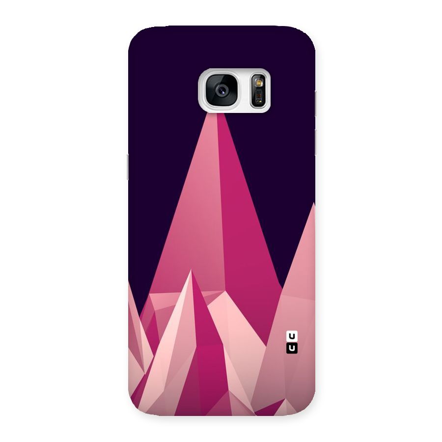 Pink Sharp Back Case for Galaxy S7 Edge