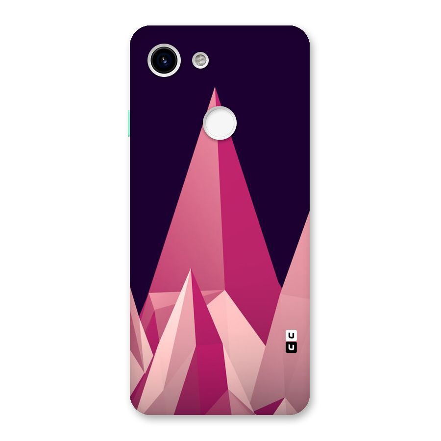 Pink Sharp Back Case for Google Pixel 3