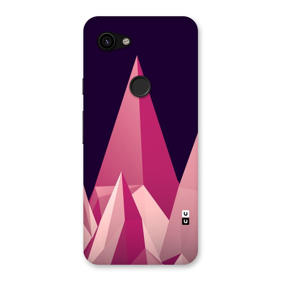 Pink Sharp Back Case for Google Pixel 3a