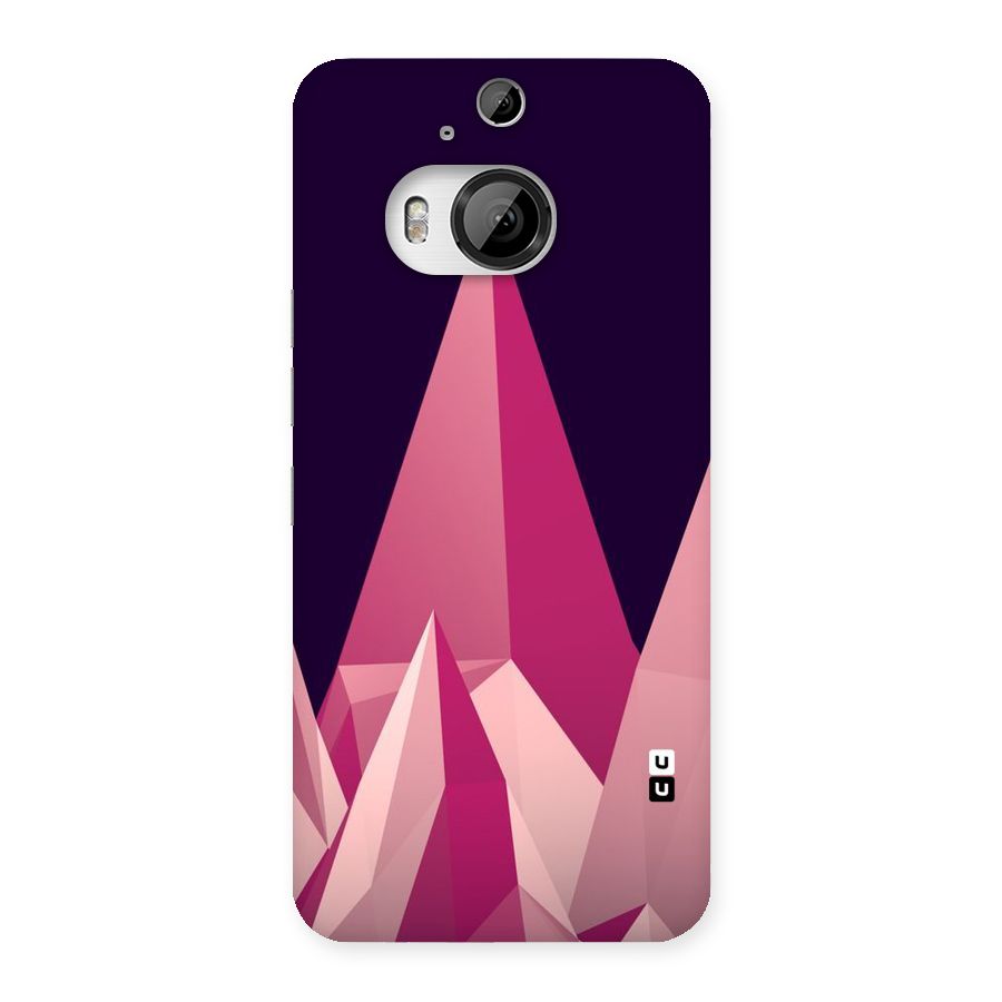 Pink Sharp Back Case for HTC One M9 Plus
