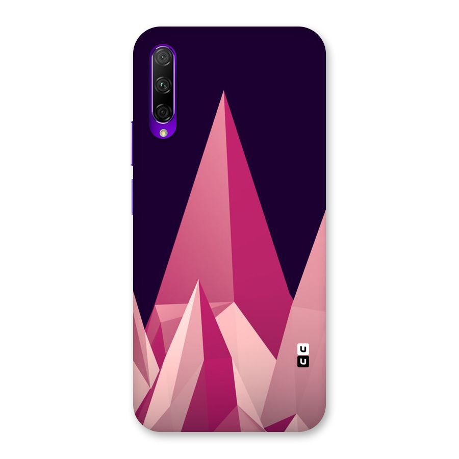 Pink Sharp Back Case for Honor 9X Pro