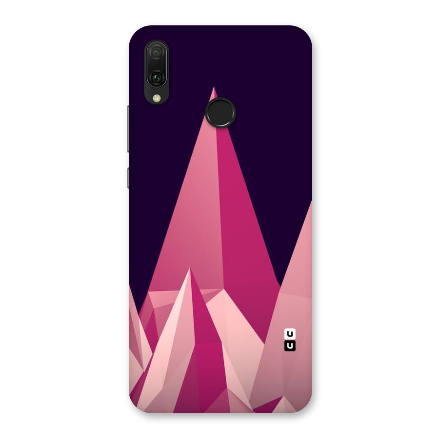 Pink Sharp Back Case for Huawei Y9 (2019)