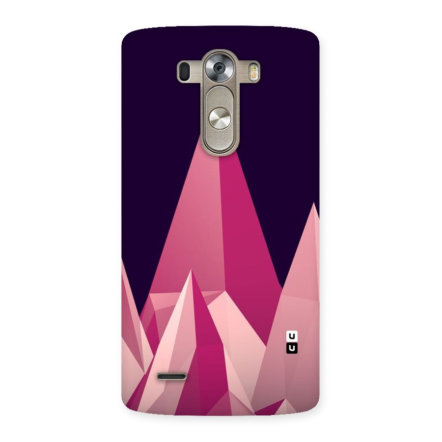 Pink Sharp Back Case for LG G3