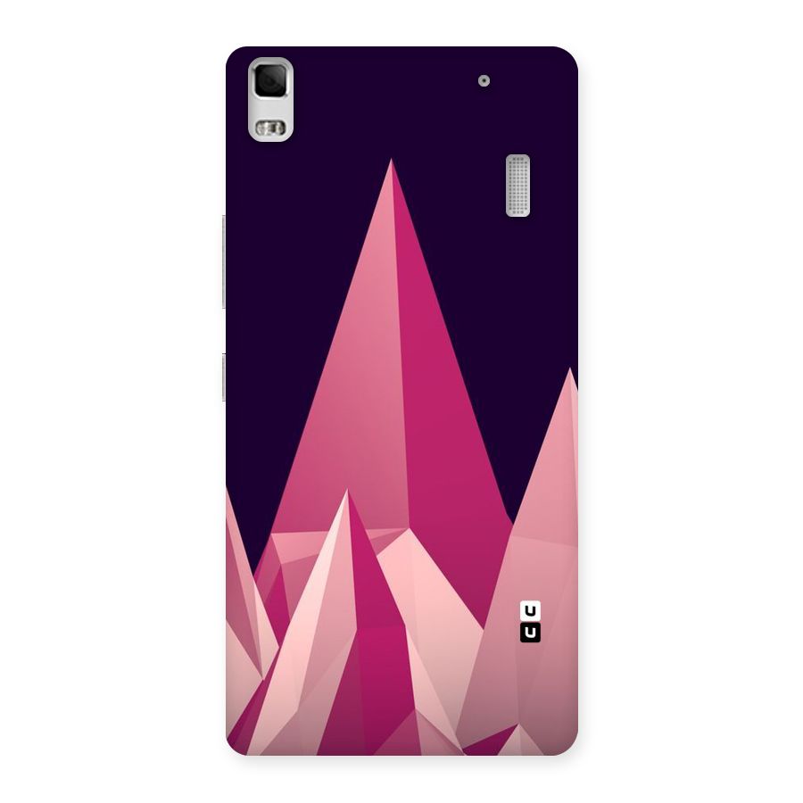 Pink Sharp Back Case for Lenovo K3 Note