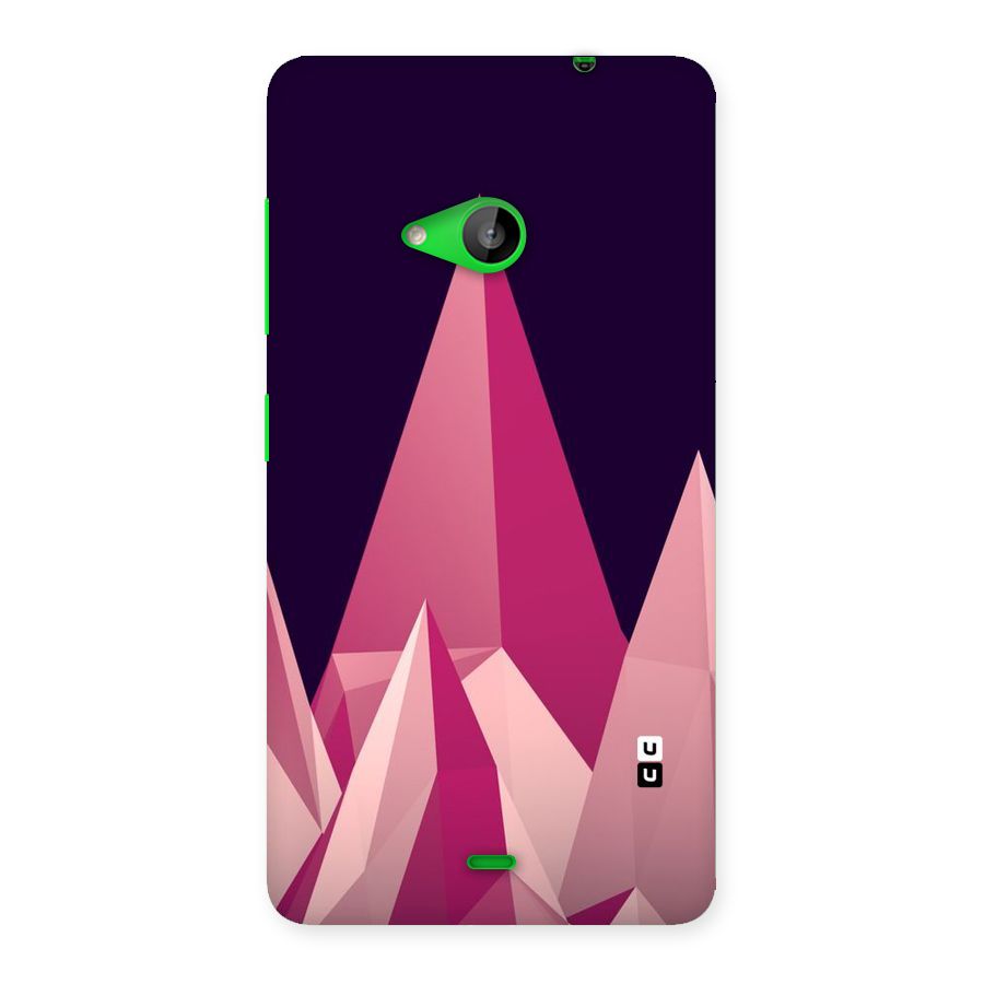 Pink Sharp Back Case for Lumia 535