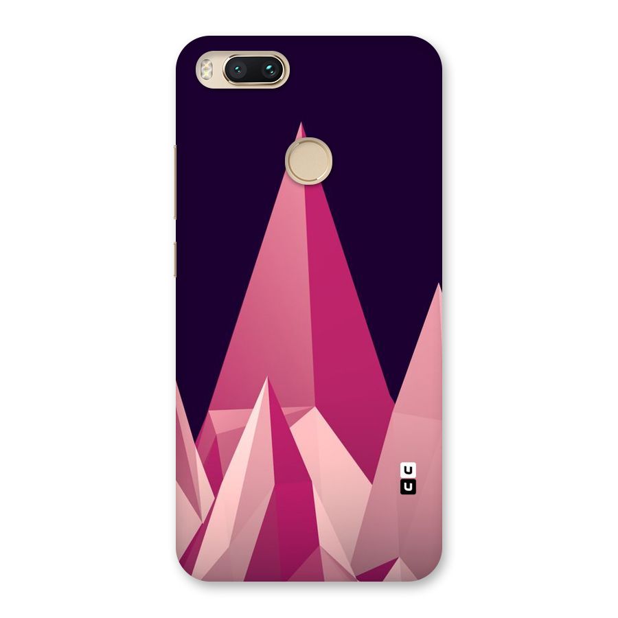 Pink Sharp Back Case for Mi A1