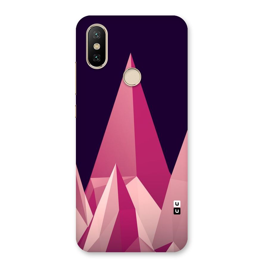 Pink Sharp Back Case for Mi A2