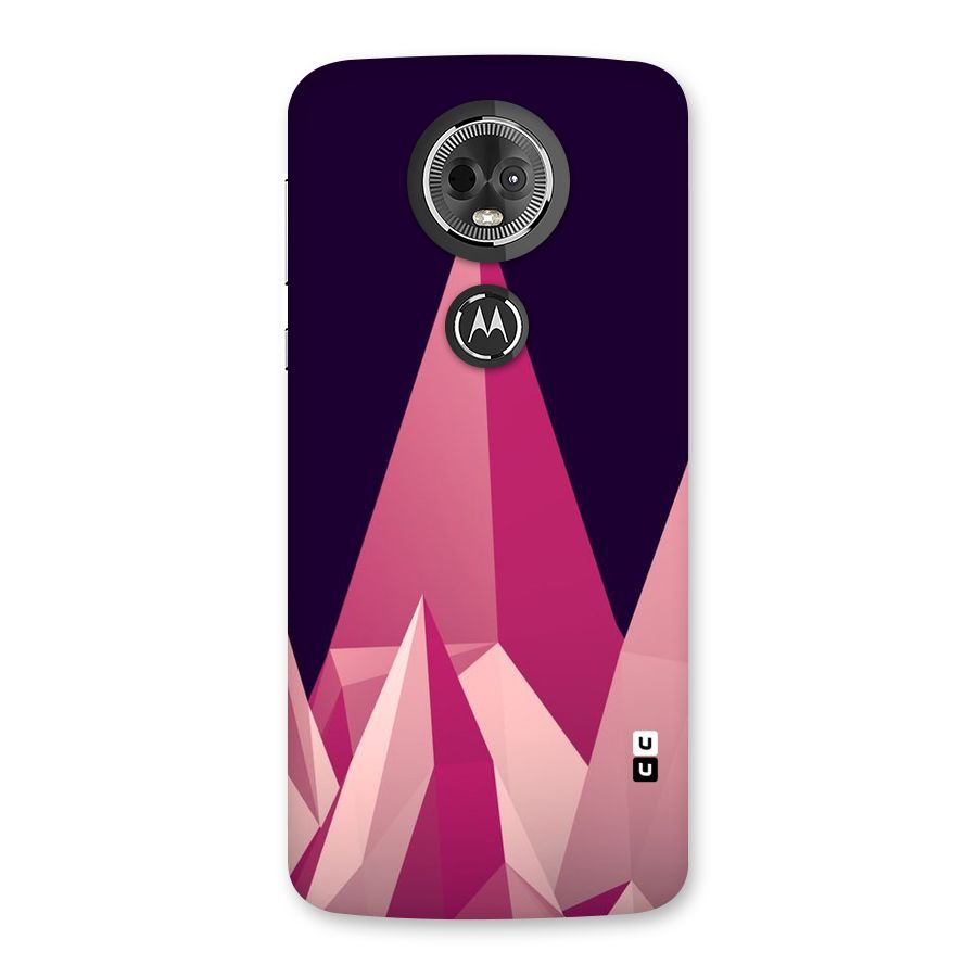 Pink Sharp Back Case for Moto E5 Plus