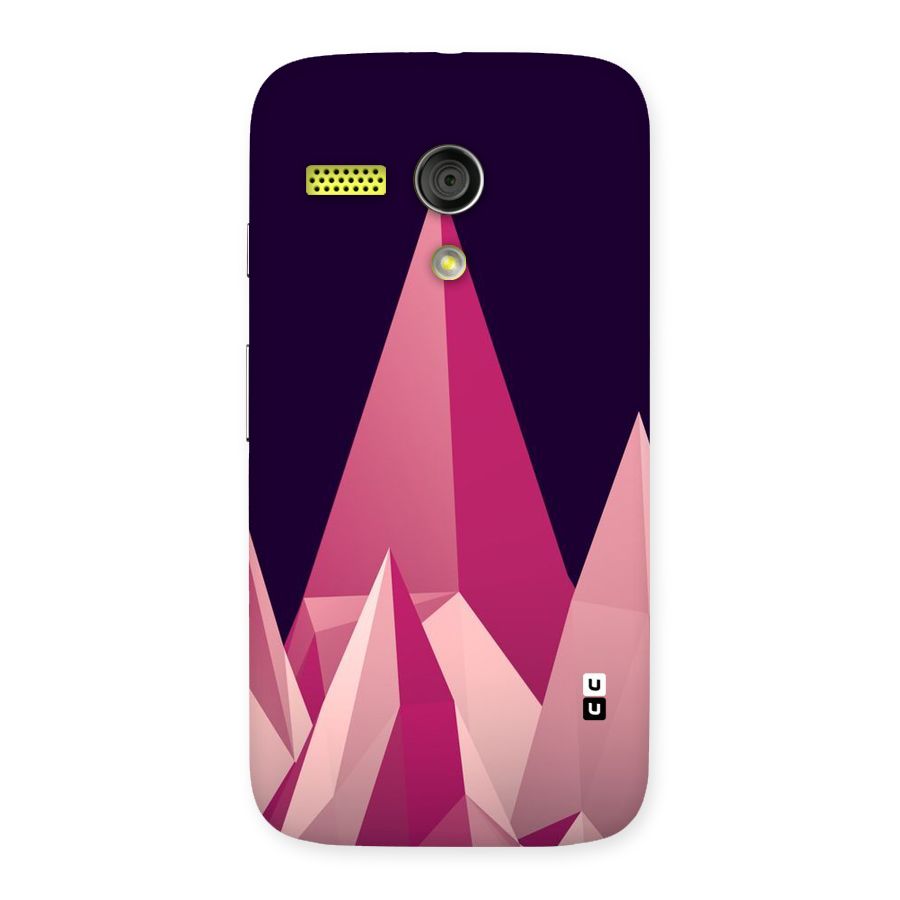 Pink Sharp Back Case for Moto G