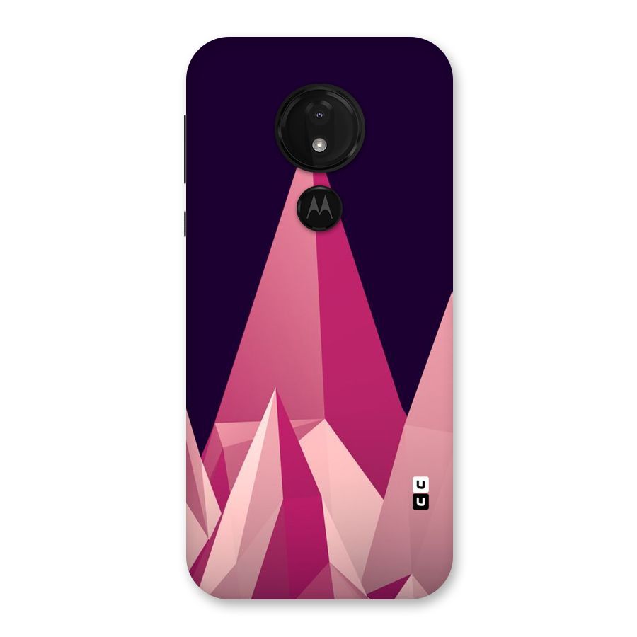 Pink Sharp Back Case for Moto G7 Power