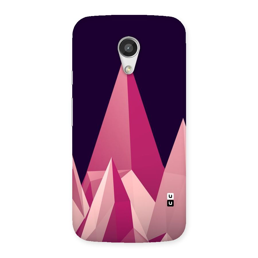 Pink Sharp Back Case for Moto G 2nd Gen