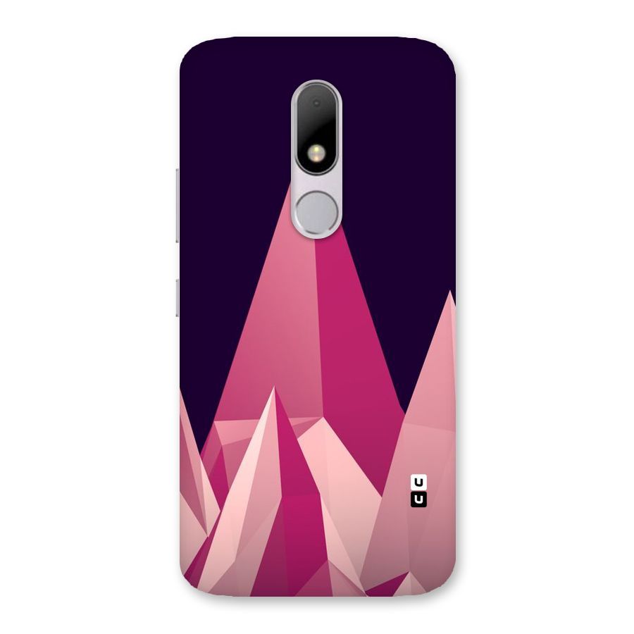 Pink Sharp Back Case for Moto M