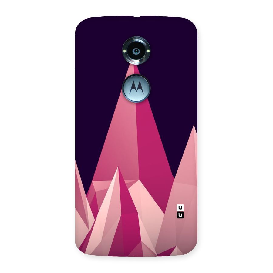 Pink Sharp Back Case for Moto X 2nd Gen