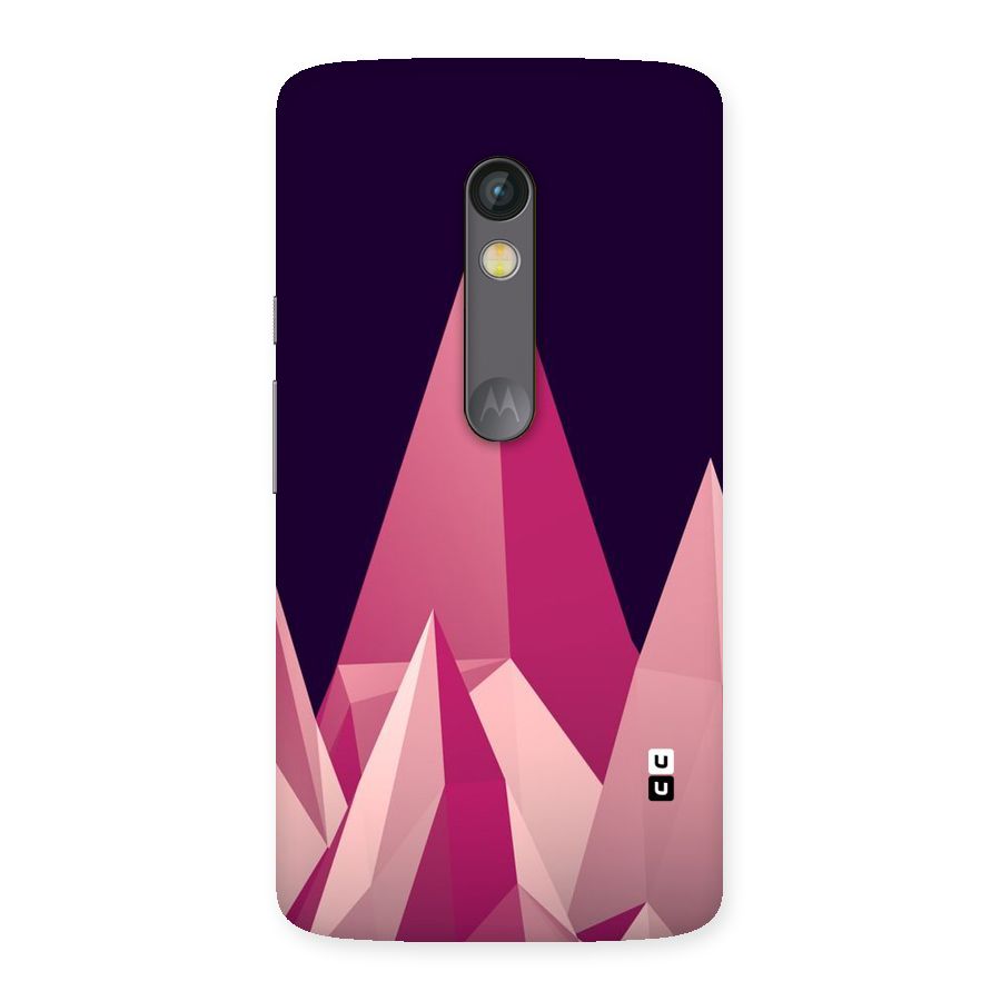 Pink Sharp Back Case for Moto X Play