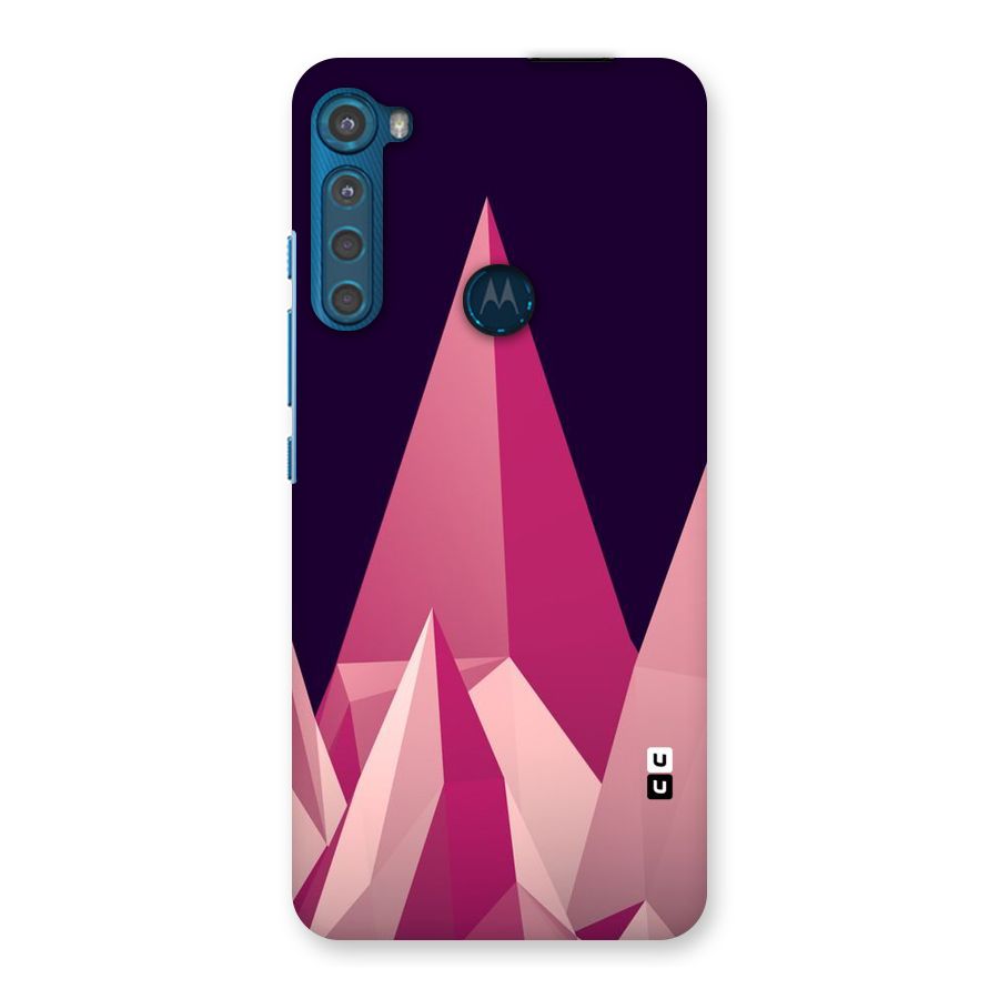 Pink Sharp Back Case for Motorola One Fusion Plus