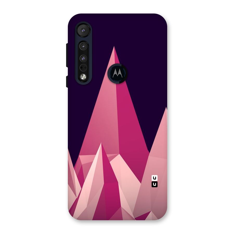 Pink Sharp Back Case for Motorola One Macro