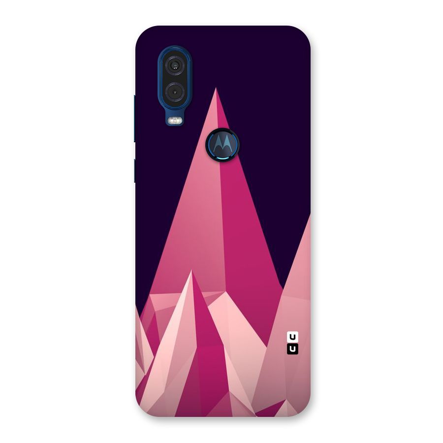 Pink Sharp Back Case for Motorola One Vision