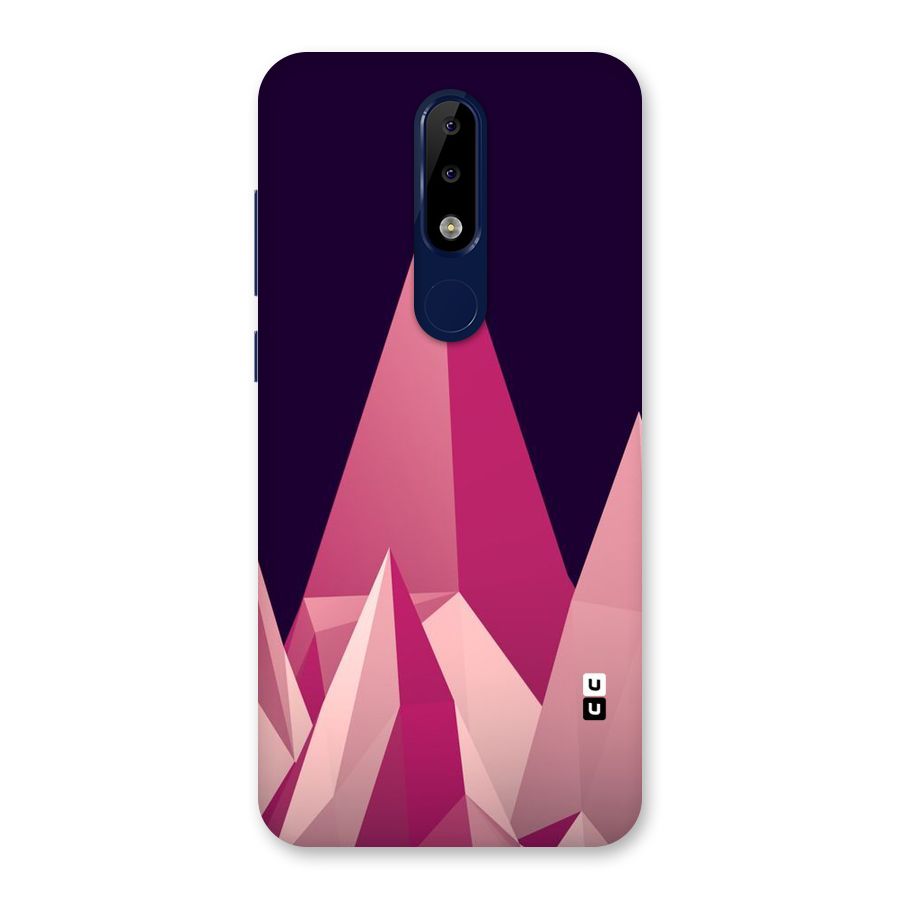 Pink Sharp Back Case for Nokia 5.1 Plus