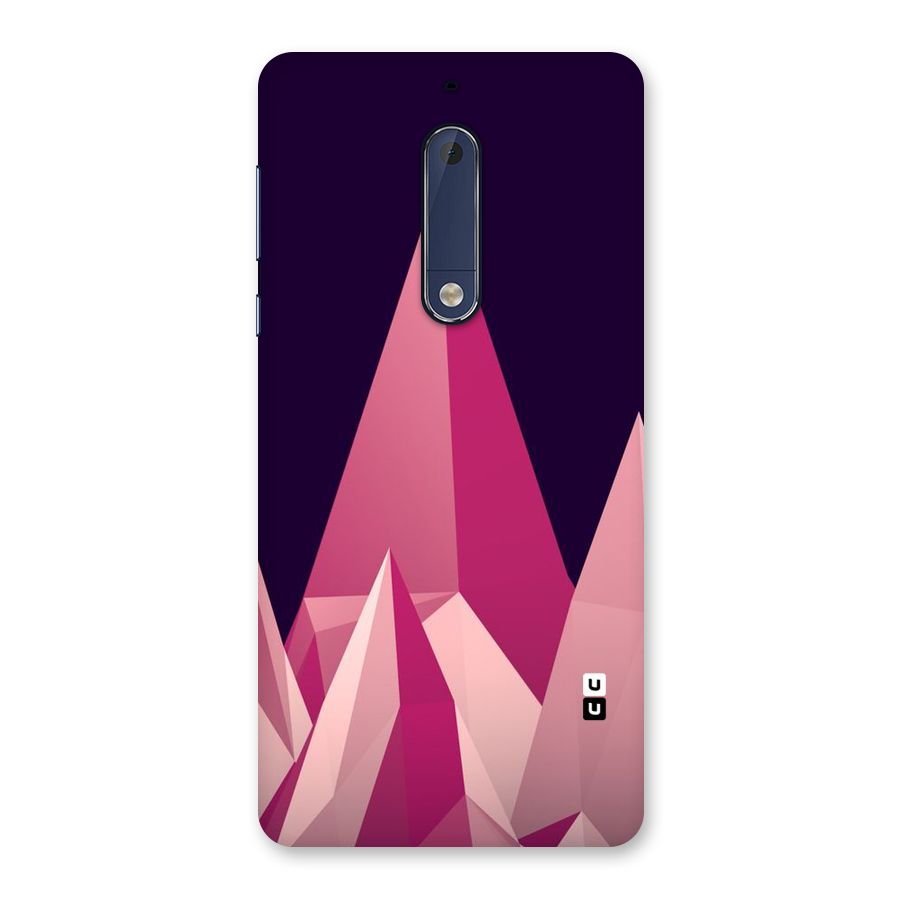 Pink Sharp Back Case for Nokia 5