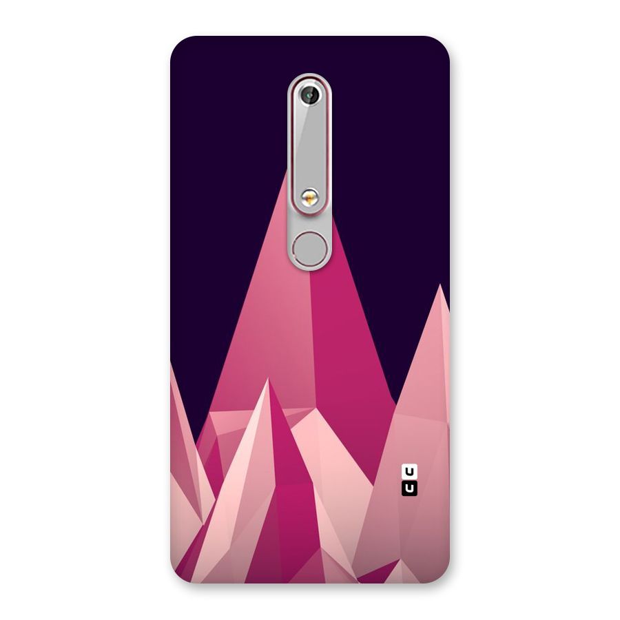 Pink Sharp Back Case for Nokia 6.1