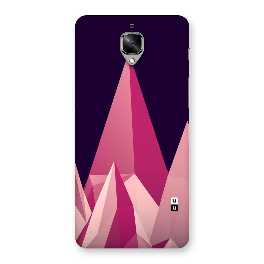 Pink Sharp Back Case for OnePlus 3