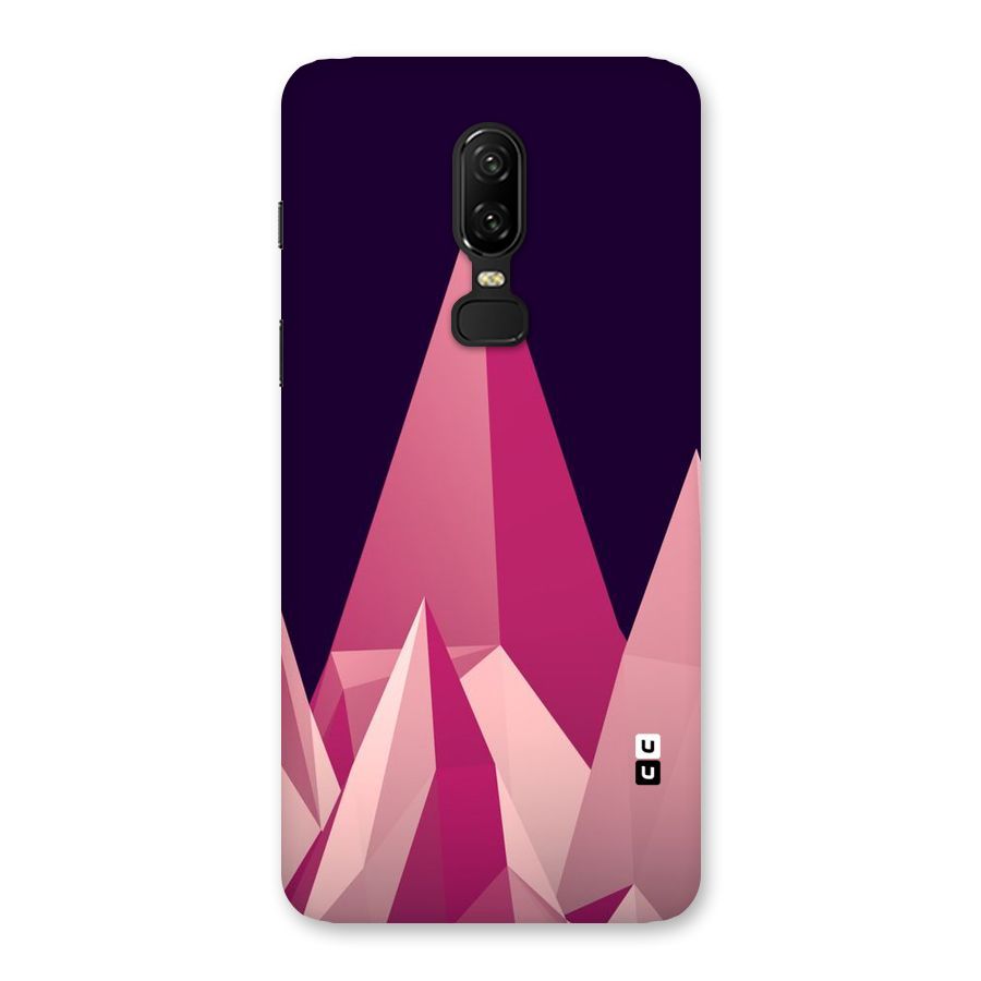 Pink Sharp Back Case for OnePlus 6