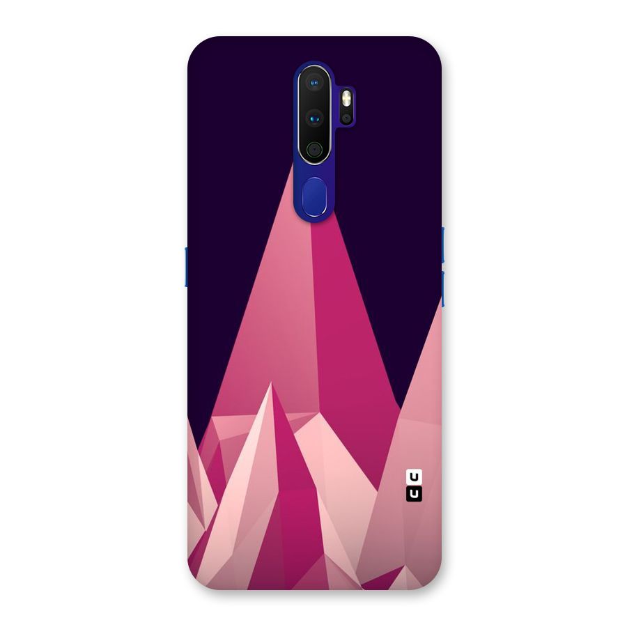 Pink Sharp Back Case for Oppo A9 (2020)