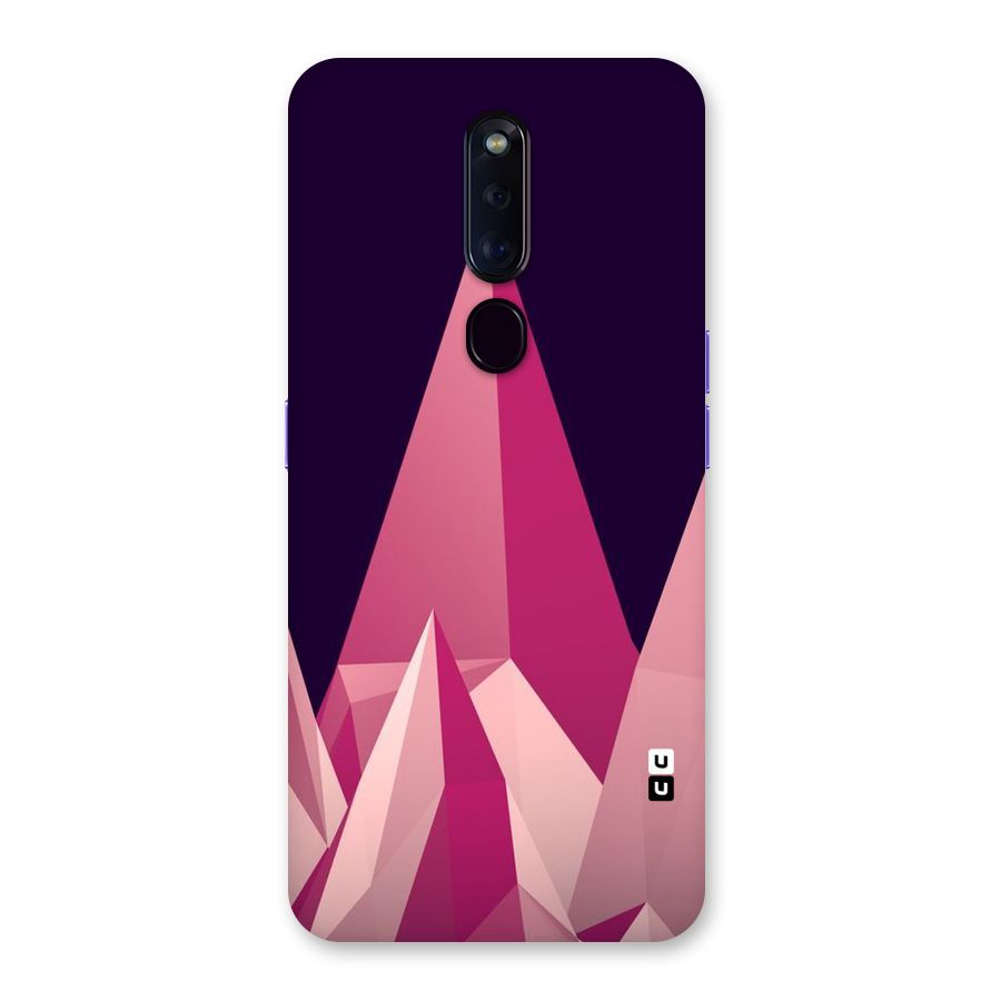 Pink Sharp Back Case for Oppo F11 Pro