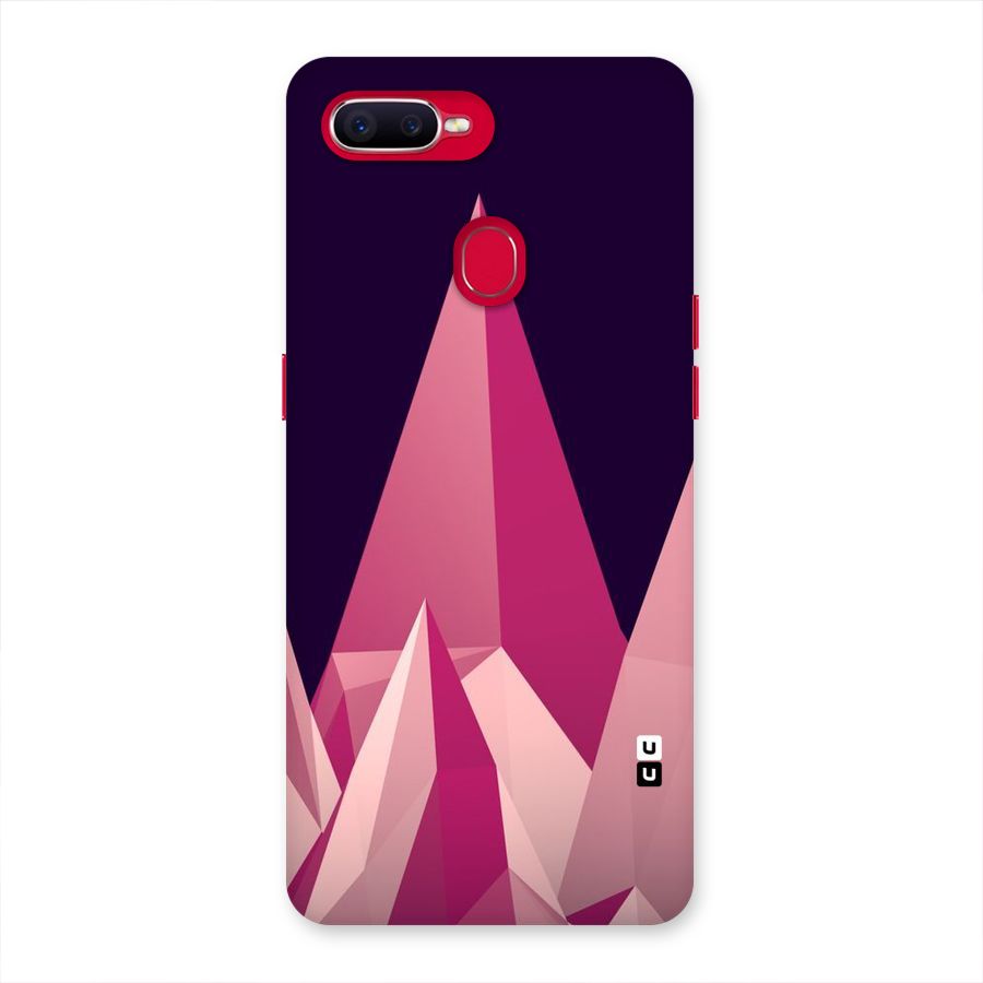 Pink Sharp Back Case for Oppo F9 Pro