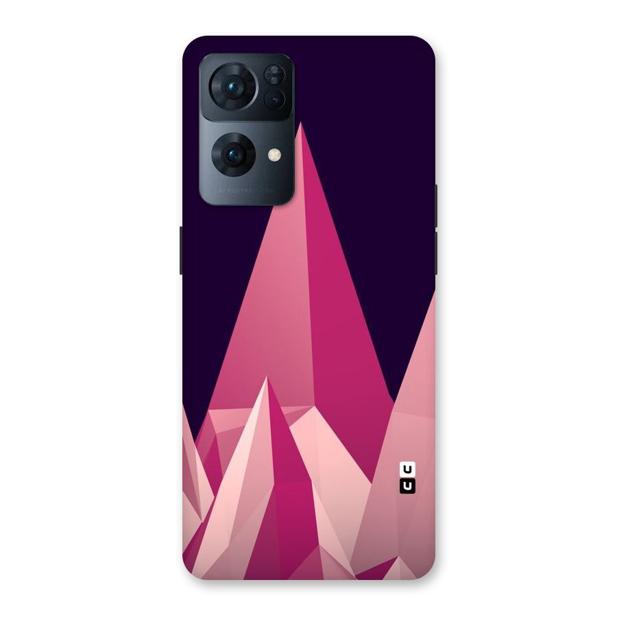 Pink Sharp Back Case for Oppo Reno7 Pro 5G