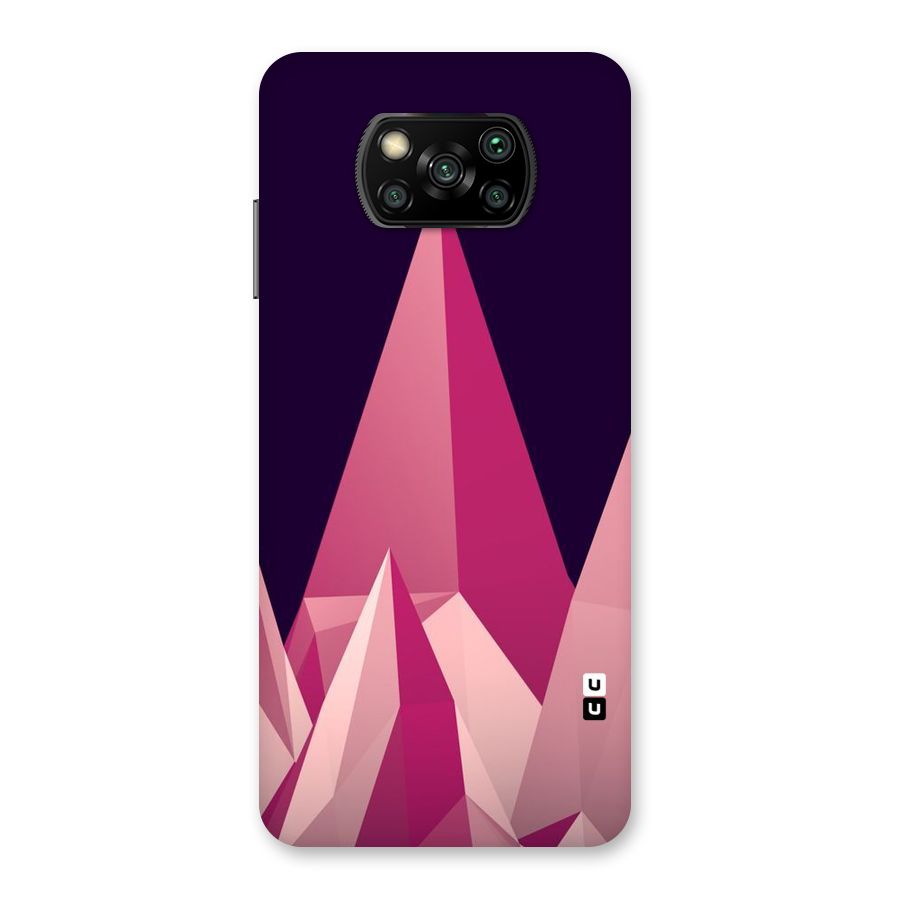 Pink Sharp Back Case for Poco X3