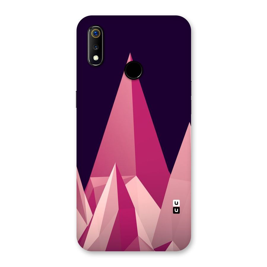Pink Sharp Back Case for Realme 3