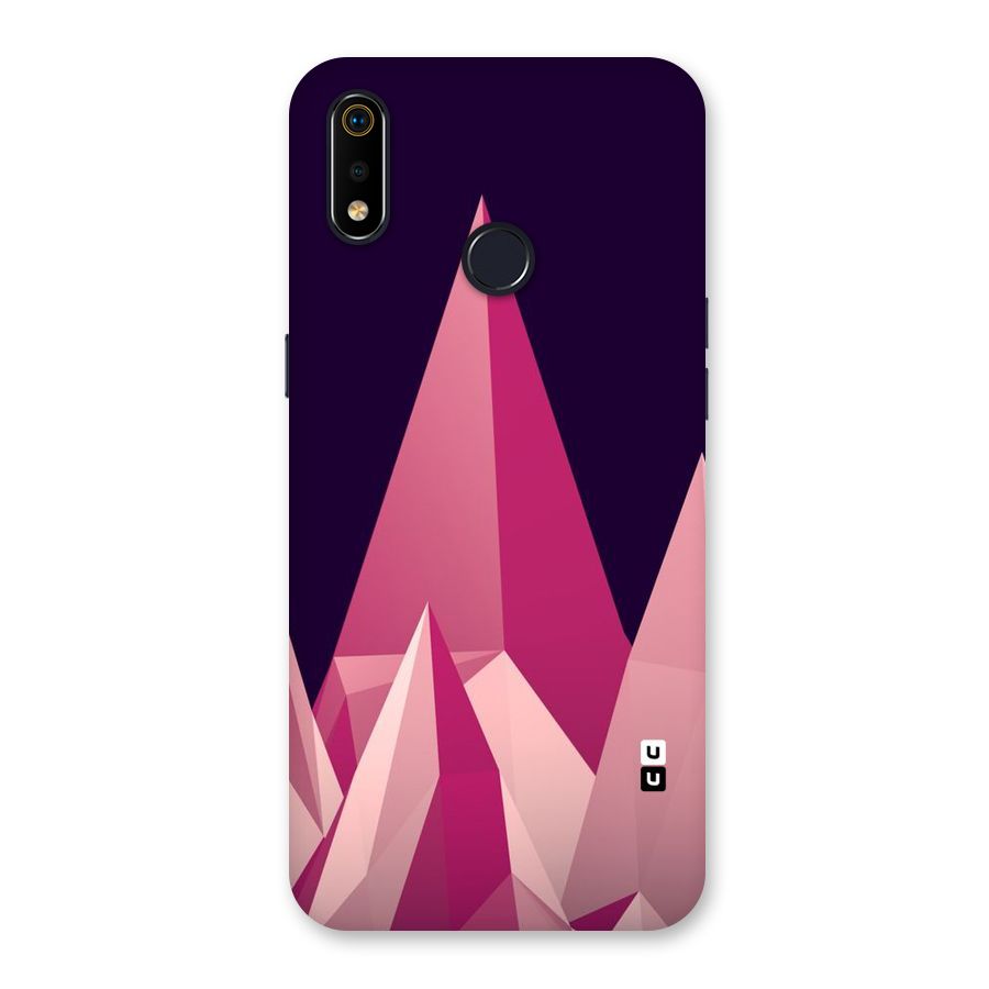 Pink Sharp Back Case for Realme 3i