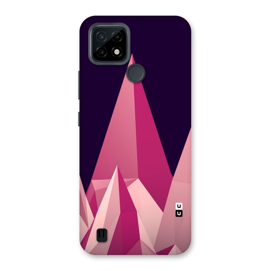 Pink Sharp Back Case for Realme C21