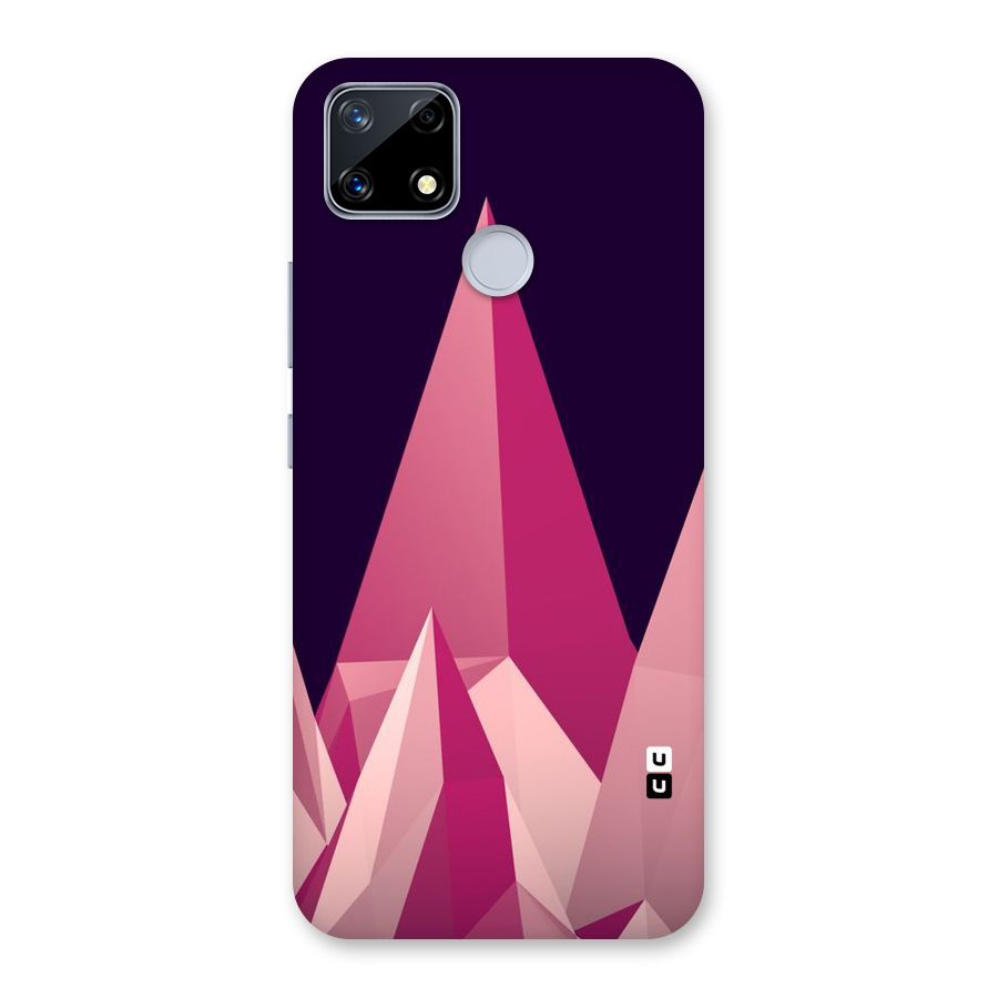 Pink Sharp Back Case for Realme Narzo 20