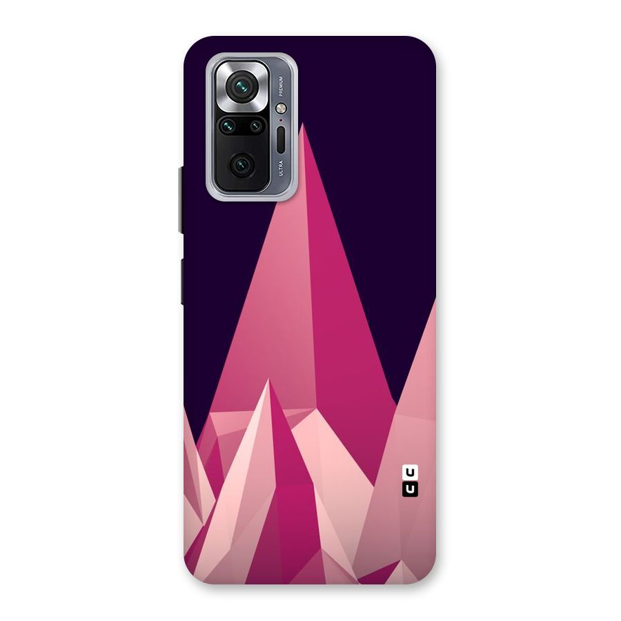 Pink Sharp Back Case for Redmi Note 10 Pro