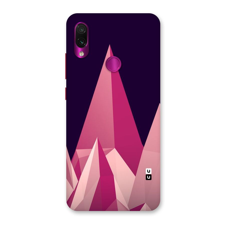 Pink Sharp Back Case for Redmi Note 7 Pro