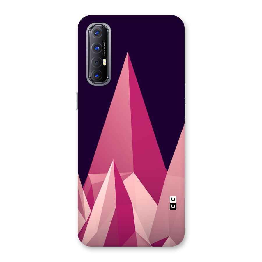 Pink Sharp Back Case for Reno3 Pro