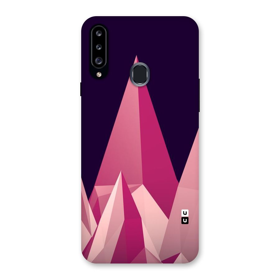 Pink Sharp Back Case for Samsung Galaxy A20s