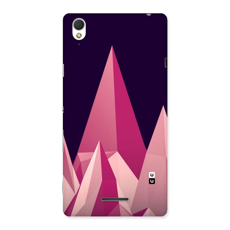 Pink Sharp Back Case for Sony Xperia T3