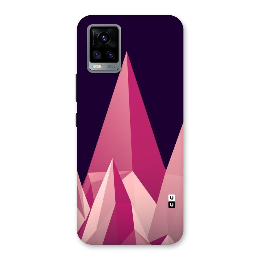 Pink Sharp Back Case for Vivo V20