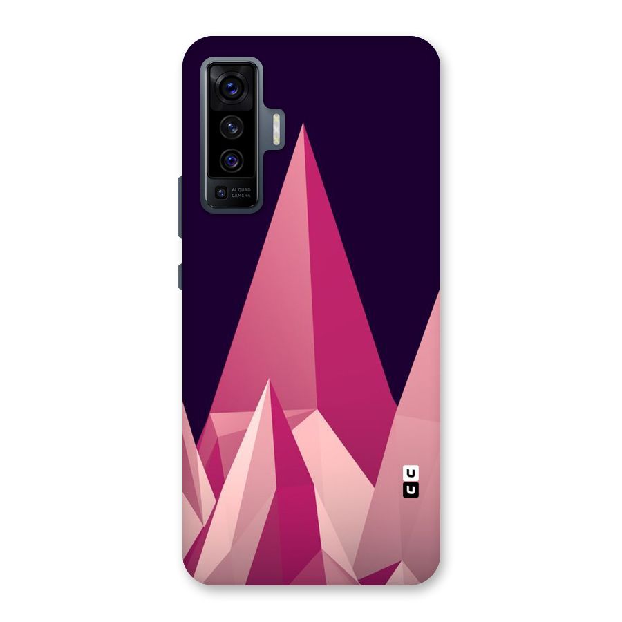 Pink Sharp Back Case for Vivo X50