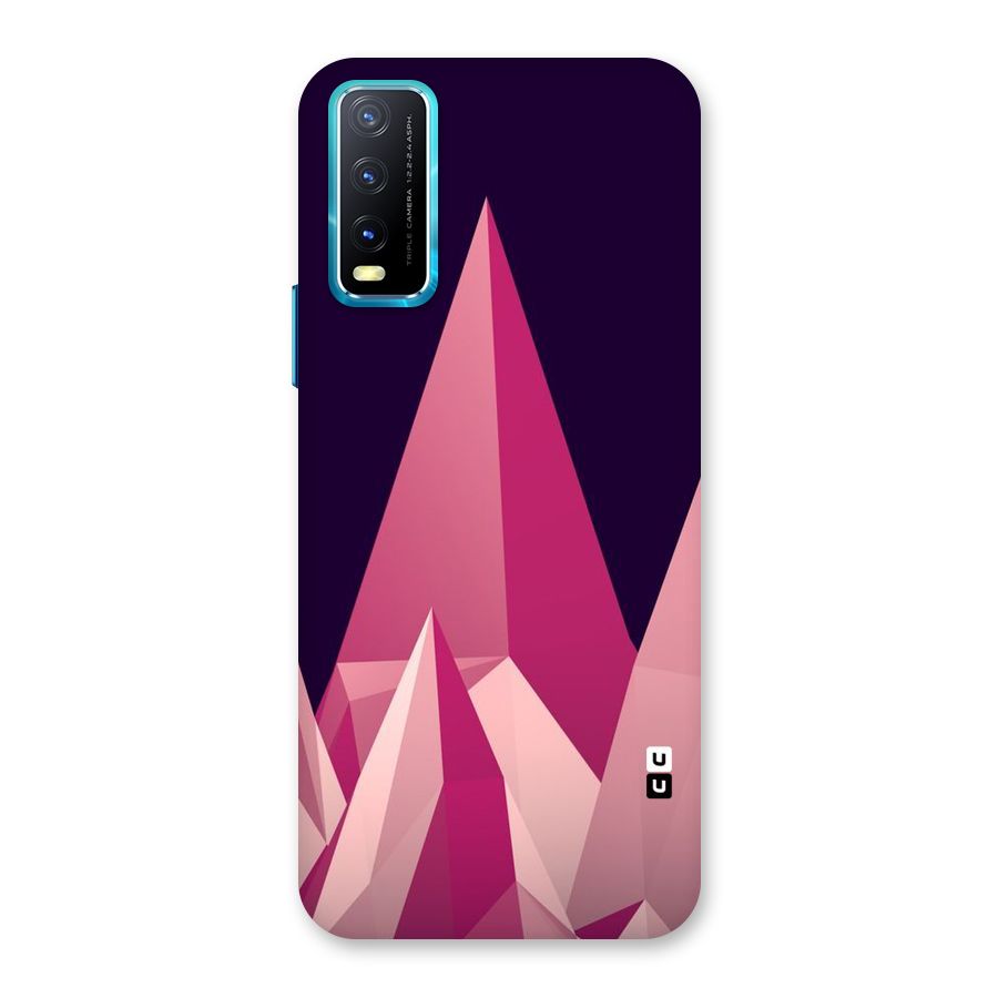 Pink Sharp Back Case for Vivo Y20
