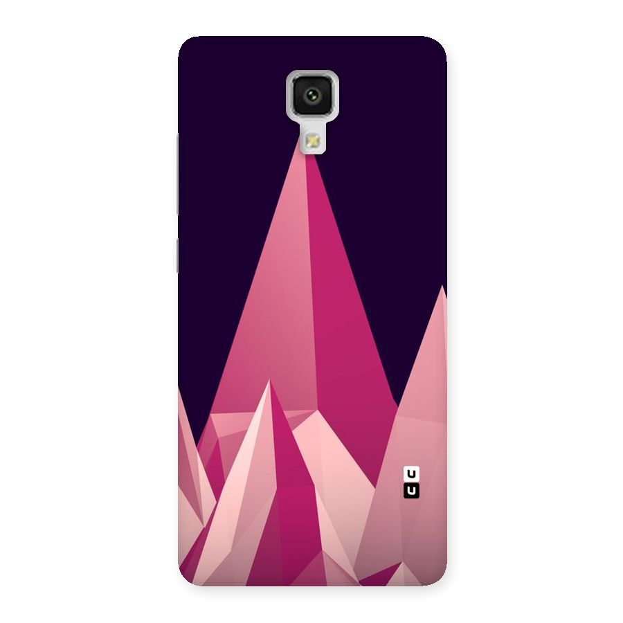 Pink Sharp Back Case for Xiaomi Mi 4