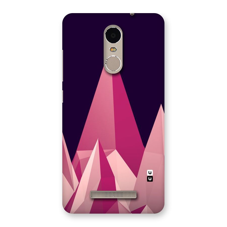 Pink Sharp Back Case for Xiaomi Redmi Note 3