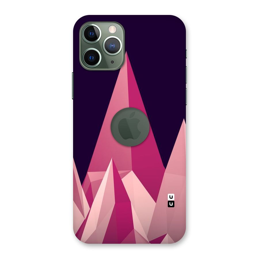 Pink Sharp Back Case for iPhone 11 Pro Logo  Cut